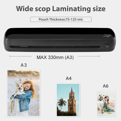80-100mic Poch  A3 Laminator Machine With Hot Roller Heating System