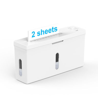 New Office Equipment P5 Level CS201C A4 2 Sheet Destroyer For Office Desktop Paper Shredder Machine White Color