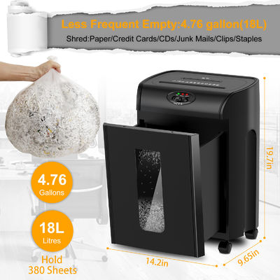 Business Paper CD Shredder With 18Liter Bin
