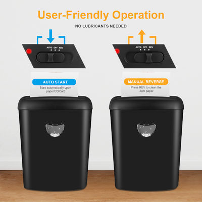 12 Sheet Cross Cut Shredder With 25L Bin