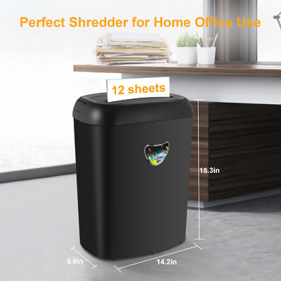 12 Sheet Cross Cut Shredder With 25L Bin
