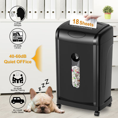 CE/EMC Certified Heavy Duty Paper Shredder For Business With 30L Pull-Out Bin