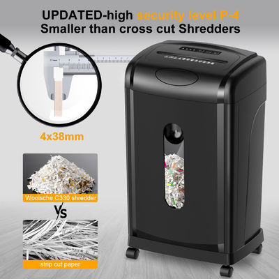 CE/EMC Certified Heavy Duty Paper Shredder For Business With 30L Pull-Out Bin