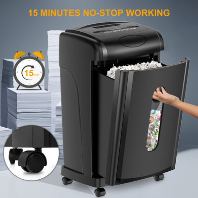 CE/EMC Certified Heavy Duty Paper Shredder For Business With 30L Pull-Out Bin