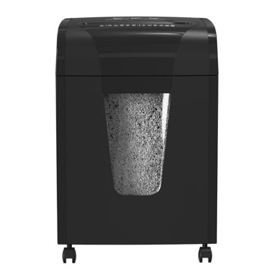 OEM 2*12cm Shred Size Micro Cut Paper Shredder 18 Sheet 20L With 4 Casters C261P-10