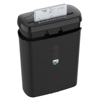 SD108P 8 Sheets Strip Cut Office Paper Shredder Machine For Credit Card Documents And CD Disc With 11L Bin
