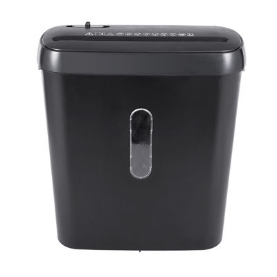 S636B Strip Cut Electronic Paper Shredder For Home Office Use 8L 6 Sheet Shredding Machine
