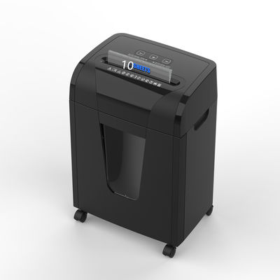 C261P-10 10 Sheet Paper Shredder Micro Cut Document Credit Card Quiet Heavy Duty Shredding Machine With 20L