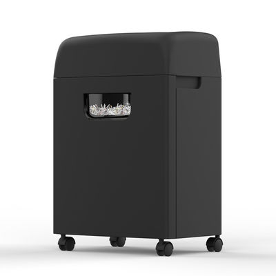 C281P 20L Bin Cross Cut Paper Shredder For Office P-4 Security Level 18 Sheets Credit Card Shredding