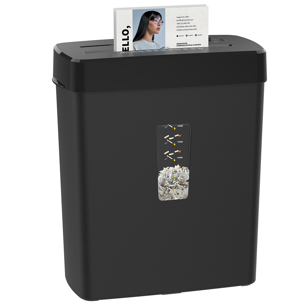 CD222P-8 13L Home Cross Cut cd shredding 8 sheets Paper Shredder ...