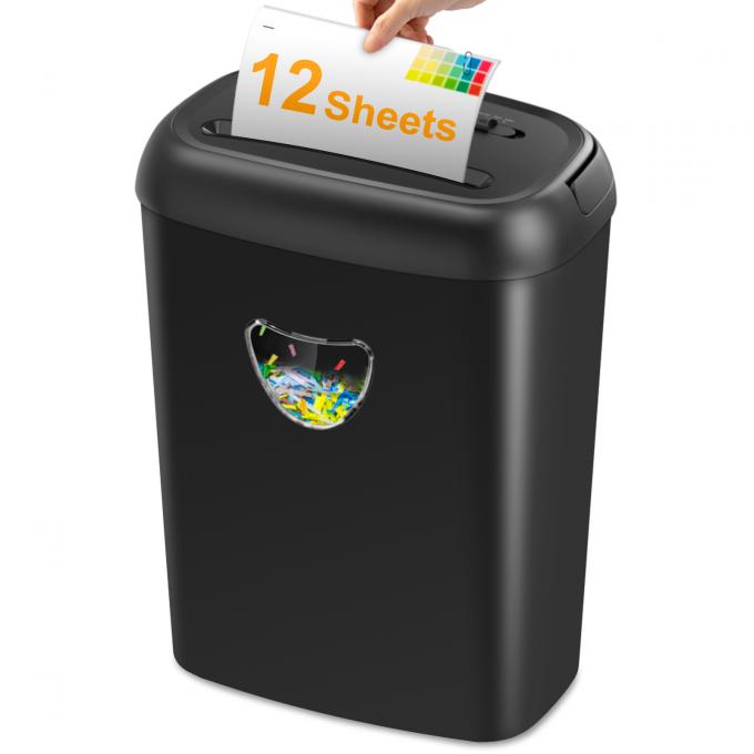 High Volume Cross Cut CD credit card 12 sheets A4 Commercial Paper Shredder With 25L Bin Capacity CD228P 1