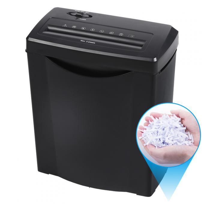 C506P 14L Basket Bin Cross Cut Credit Card Paper Shredder Machine 5 Sheet Capacity For Home And Office Use 1